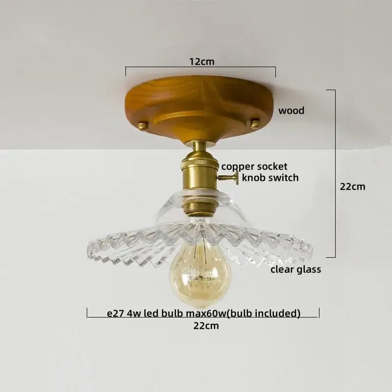 Modern colorful glass led ceiling lamp living room light fixture