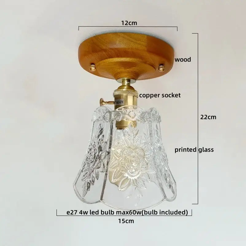 Modern colorful glass led ceiling lamp living room light fixture