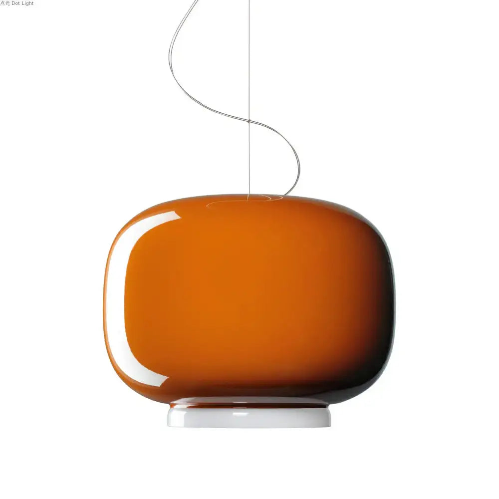 Modern colorful glass pendant lights dining room glass shades