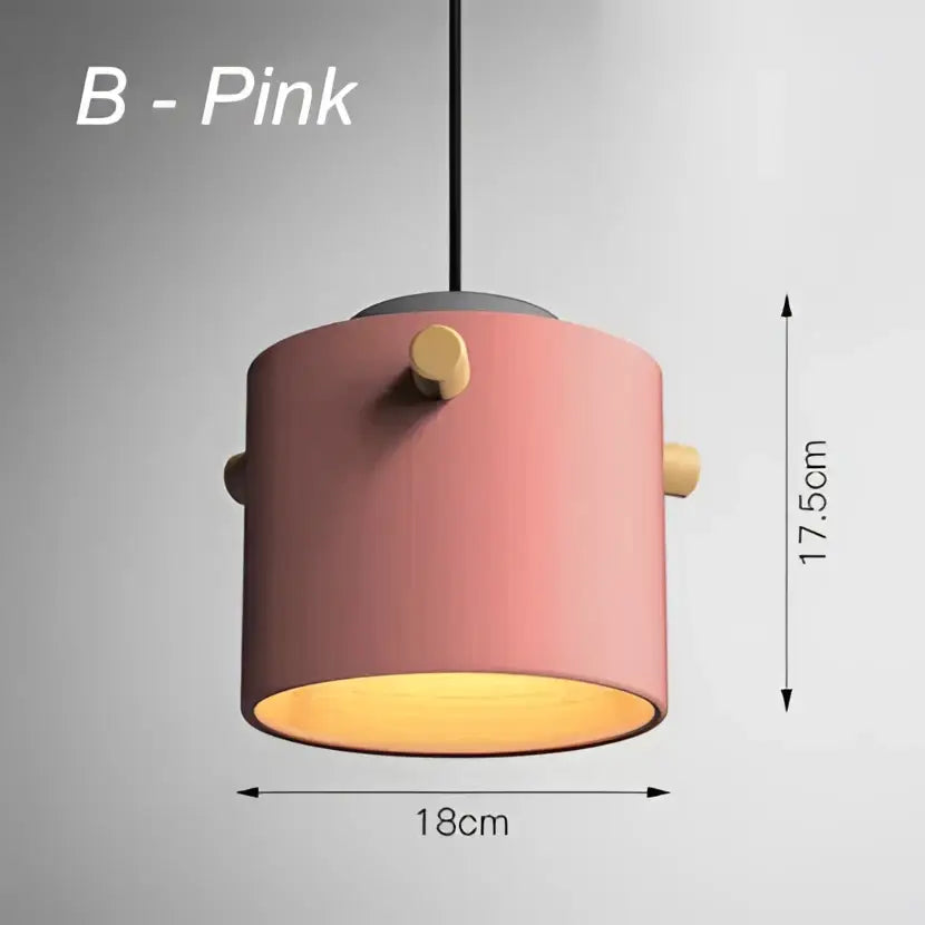 Modern colorful led pendant lights for dining room