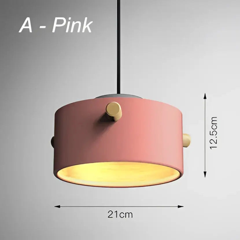 Modern colorful led pendant lights for dining room