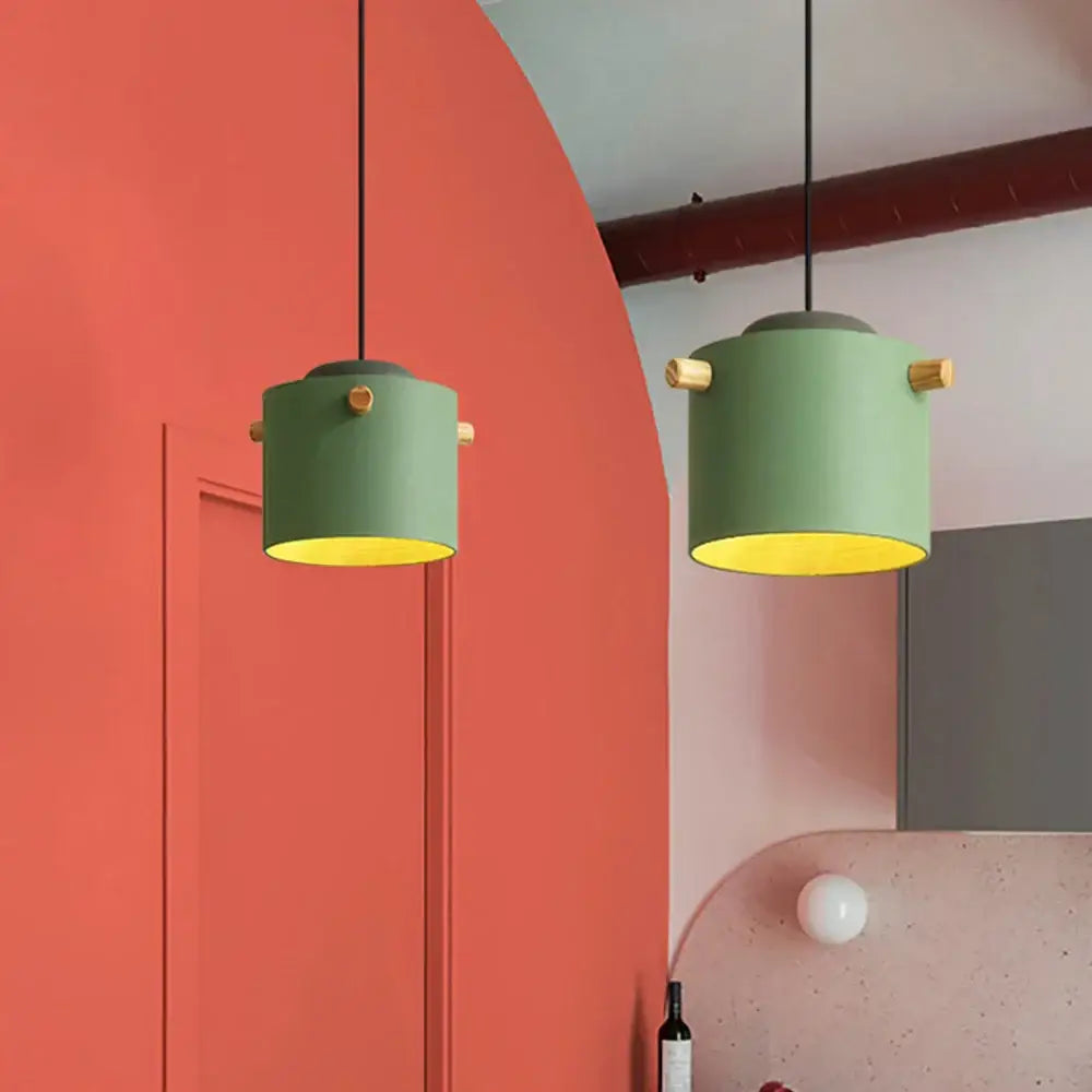 Modern colorful led pendant lights for dining room