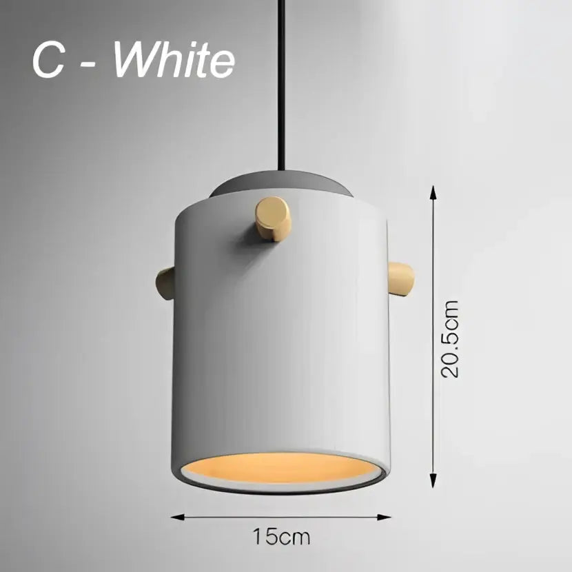 Modern colorful led pendant lights for dining room