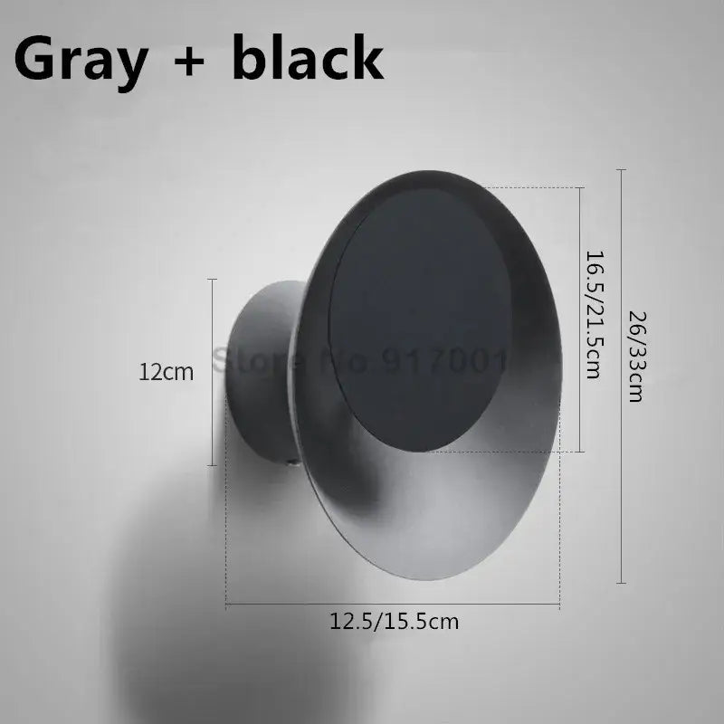 Modern colorful rotatable led wall lamp for bedroom and living room