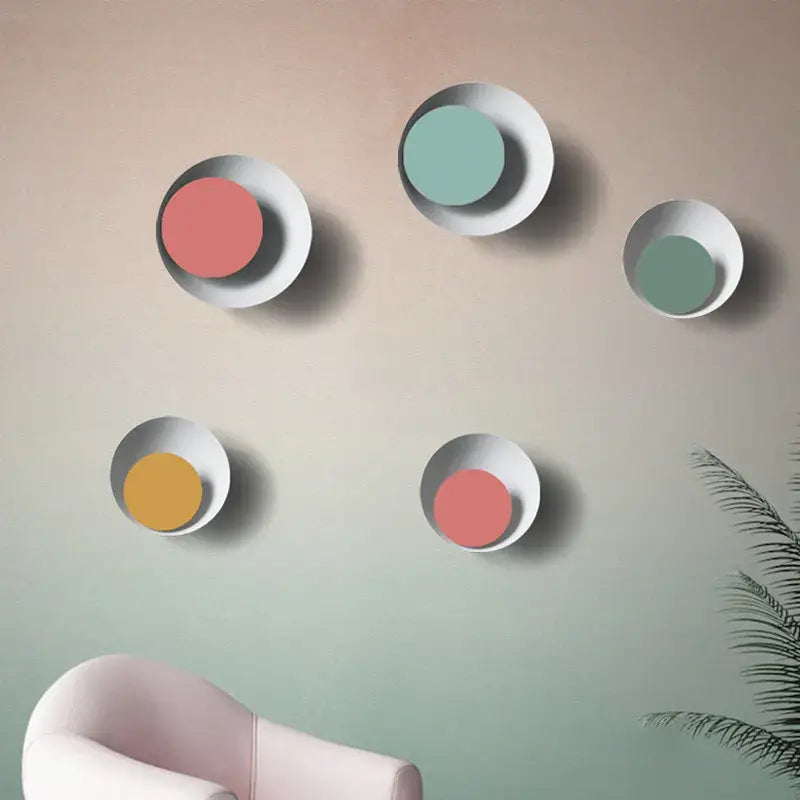 Modern colorful rotatable led wall lamp for bedroom and living room