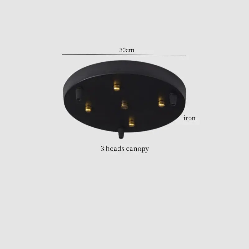Modern colorful stone led pendant lamp dining room decor