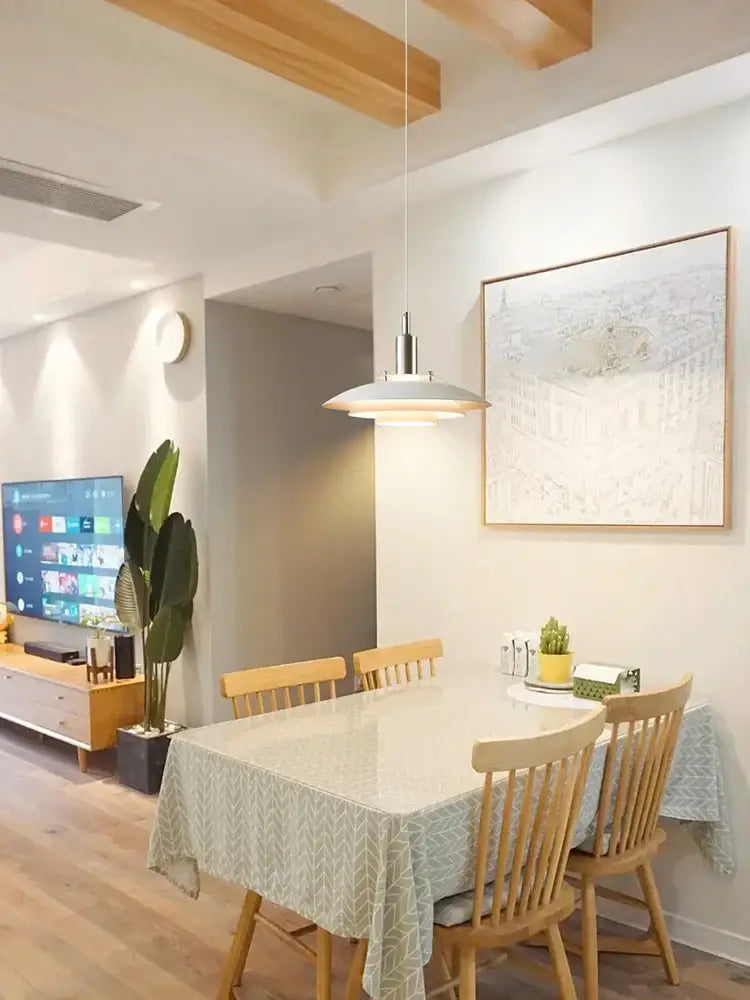 Modern colorful umbrella led pendant light dining room fixture