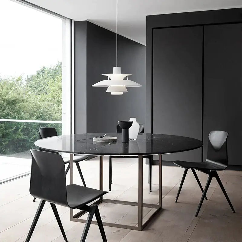 Modern colorful umbrella pendant light for dining room