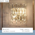 Modern cone crystal ceiling chandelier living room luxury light