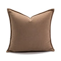 Modern cream brown coffee pillowcase living room textured cushion cover