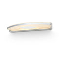 Modern curved led vanity sconce chrome bathroom light