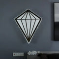 Modern diamond white wall light bedroom warm white light