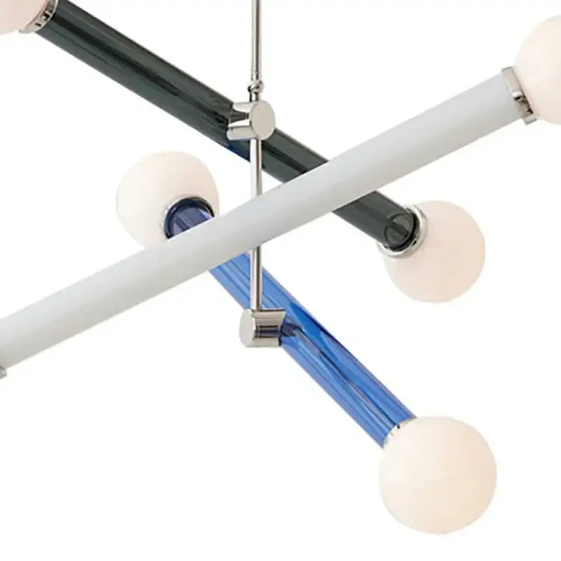 Modern geometric decorbites colorful chandelier dining room light