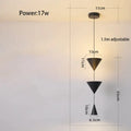 Modern geometric decorbites cone long led pendant bedroom light