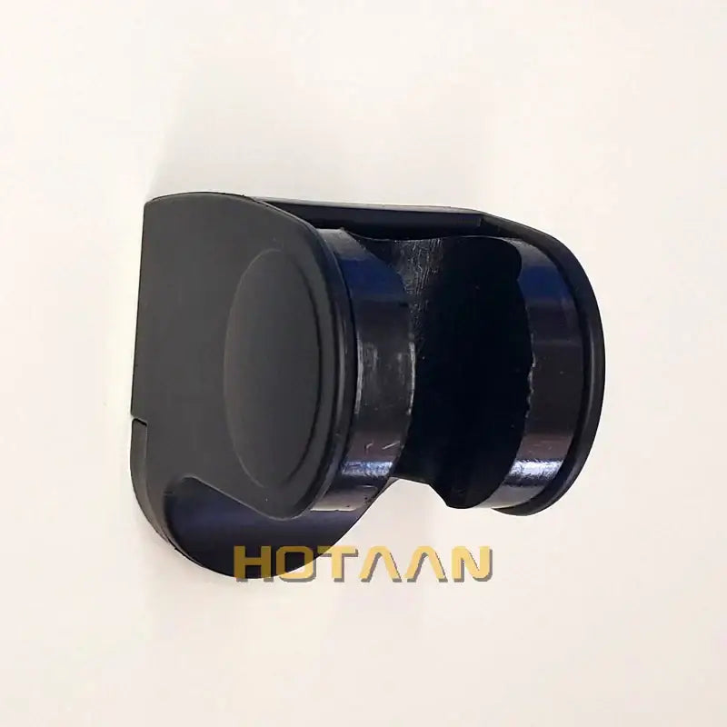 Modern glossy black shower holder bathroom wall mounted bracket