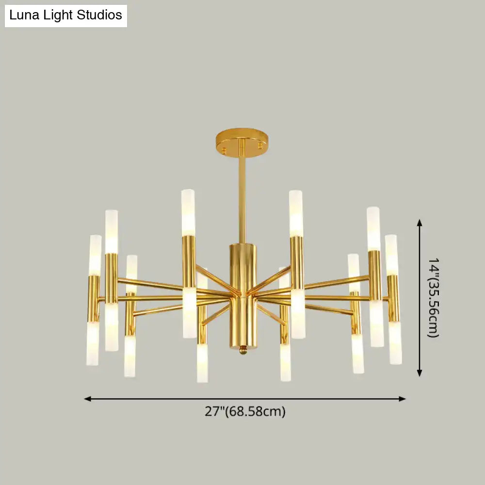 Modern gold acrylic ceiling lamp for dining room 110v-120v