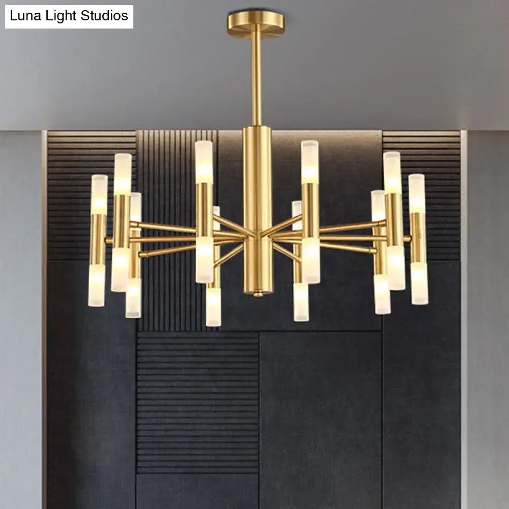 Modern gold acrylic ceiling lamp for dining room 110v-120v