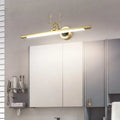 Modern gold antler deco bathroom vanity wall light