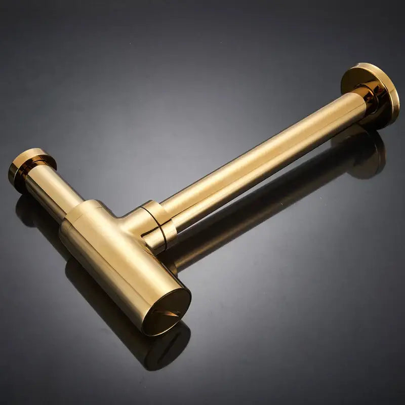Modern gold basin tap kit with deodorization drain bathroom hardware