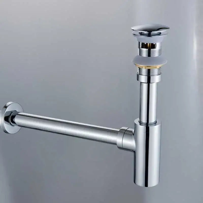 Modern gold basin tap kit with deodorization drain bathroom hardware