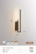 Modern gold brass wall light sconce bedroom frosted glass light