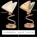Modern gold butterfly led pendant lamp bedroom chandelier lighting