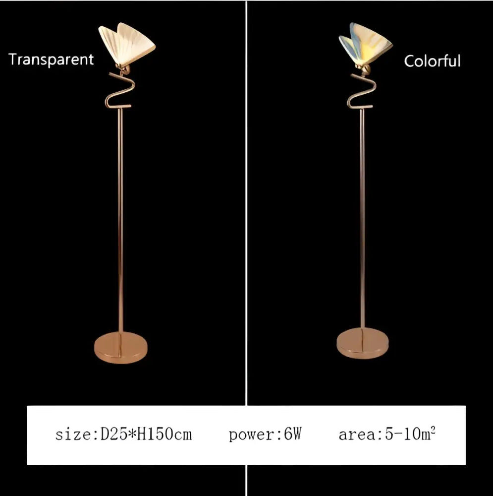 Modern gold butterfly led pendant lamp for bedroom staircase