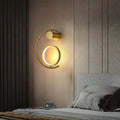 Modern gold luxury creative led bedside wall lamp bedroom sconce