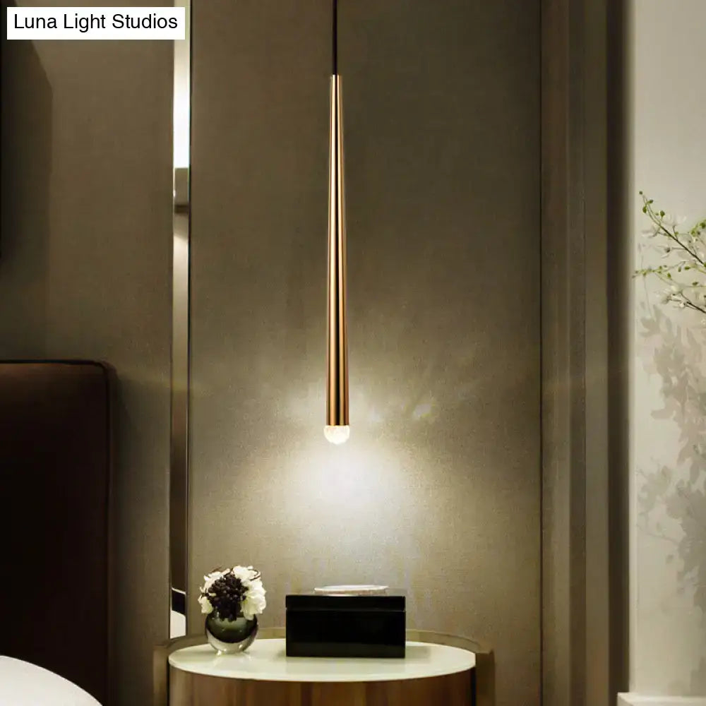 Modern gold metal shade led sconce living room 110v-120v light