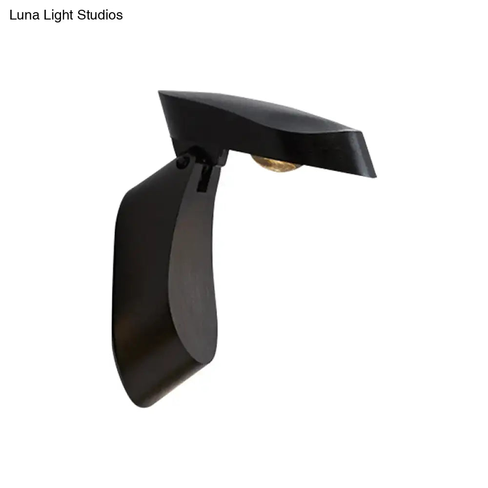 Modern gold metal wall light bedside fixture for bedroom