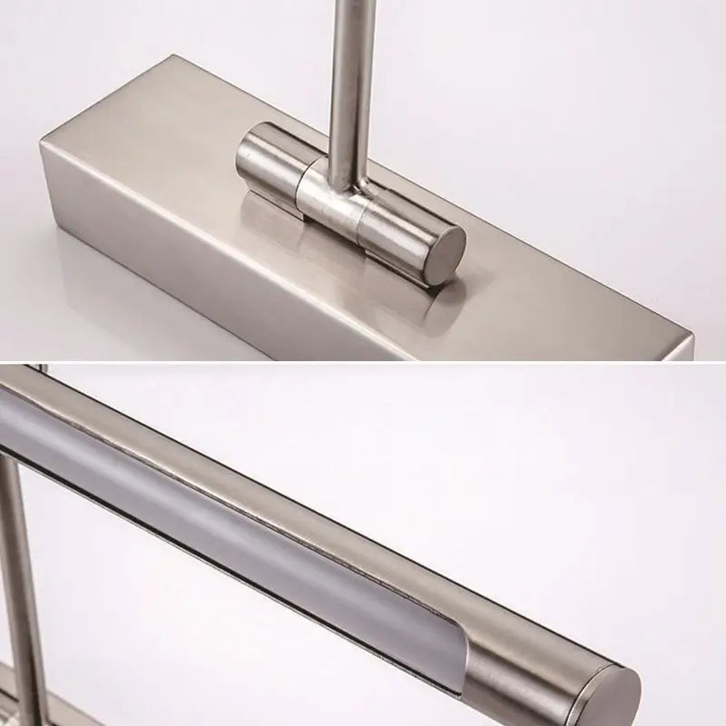 Modern gold minimalist metal led sconce light bathroom vanity