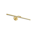 Modern gold pipe led vanity light – bathroom wall sconce