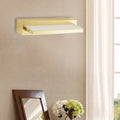 Modern gold rectangular led wall sconce bedroom acrylic shade