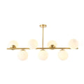 Modern gold spherical island ceiling light dining room pendant lighting