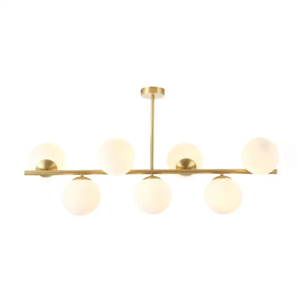 Modern gold spherical island ceiling light dining room pendant lighting