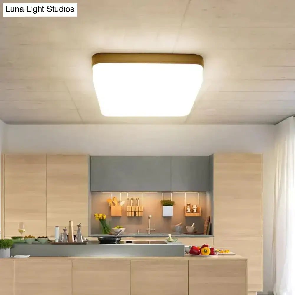 Modern gold surface mounted led ceiling light for living room 24w 36w 48w