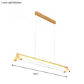 Gold-finished contemporary tube chandelier with clear glass panels and sleek rectangular design for living room fixture width options