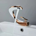 Modern gold waterfall brass basin faucet bathroom sink tap