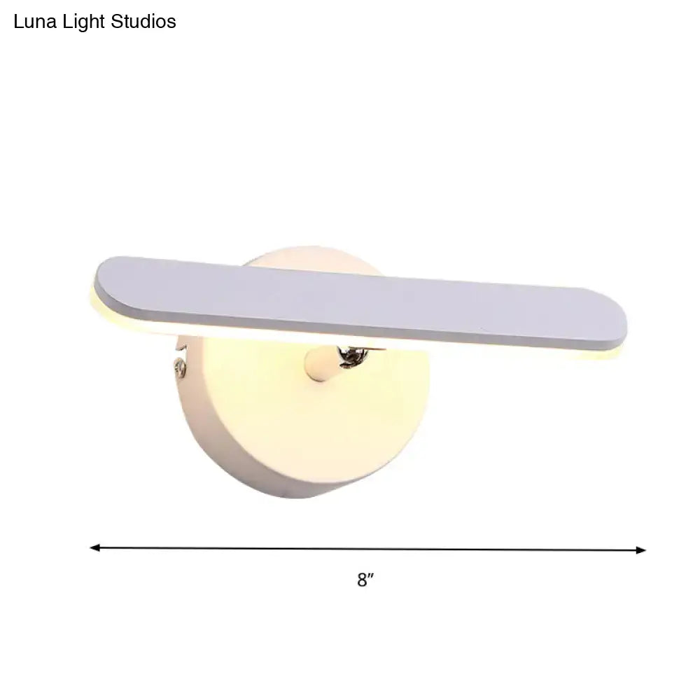 Modern gray and white linear vanity lighting bathroom wall sconce