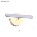 Modern gray and white linear vanity lighting bathroom wall sconce