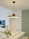 Modern green & red colorful metal led pendant light kitchen