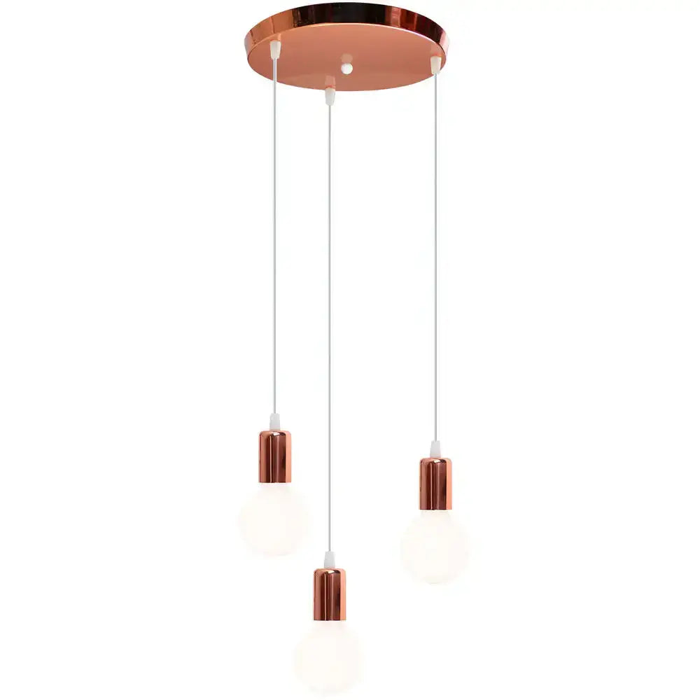 Modern industrial black cage pendant light dining room