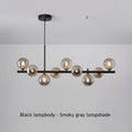 Modern LED Chandelier 9-Light Black
