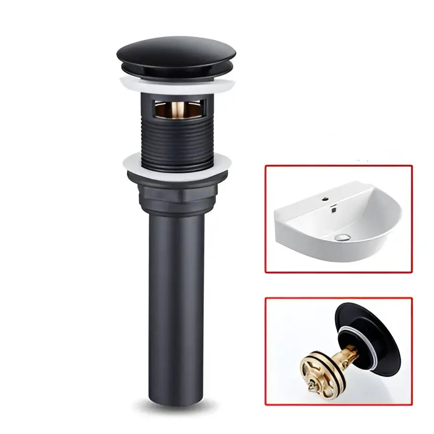 Modern matte black baking stainless basin faucet bathroom mixer