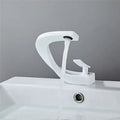 Modern matte black basin faucet bathroom hot cold mixer tap