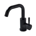 Modern matte black basin faucet bathroom rotatable sink tap