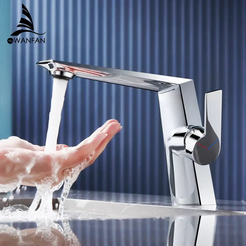 Modern matte black basin faucet bathroom single handle mixer tap