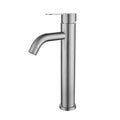 Modern matte black brushed tall basin sink faucet bathroom control