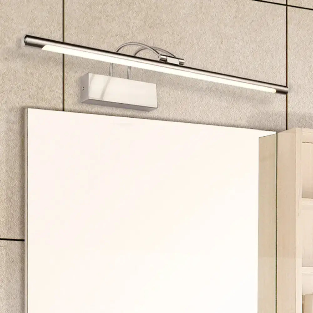 Modern matte black led wall light bathroom vanity sconce