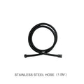 Modern matte black shower slider rail set bathroom rainhead